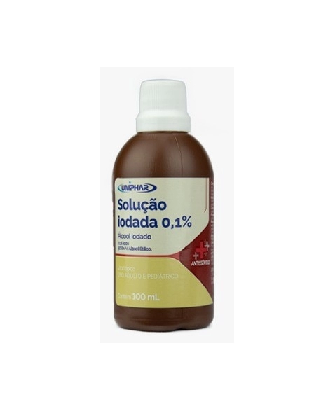 ALCOOL IODADO 100ML UNIPHAR