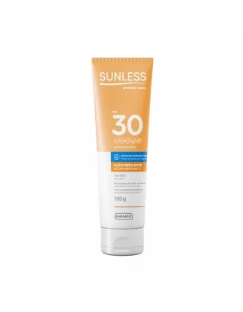 PROTETOR SOLAR FPS30 C/ REPELENTE SUNLESS 120G