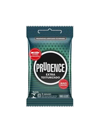 PRESERVATIVO PRUDENCE C/3 EXTRA TEXTURIZADO