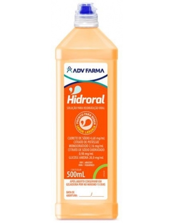 HIDRORAL REIDRATANTE ORAL LARANJA 500ML ADV