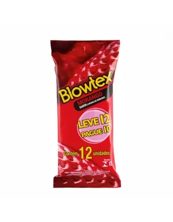 PRESERVATIVO BLOWTEX LV12 PG10 MORANGO