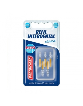 REFIL INTERDENTAL CONICA C/5UN DENTALCLEAN