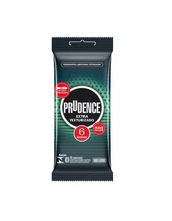 PRESERVATIVO PRUDENCE C/6 EXTRA TEXTURIZADO