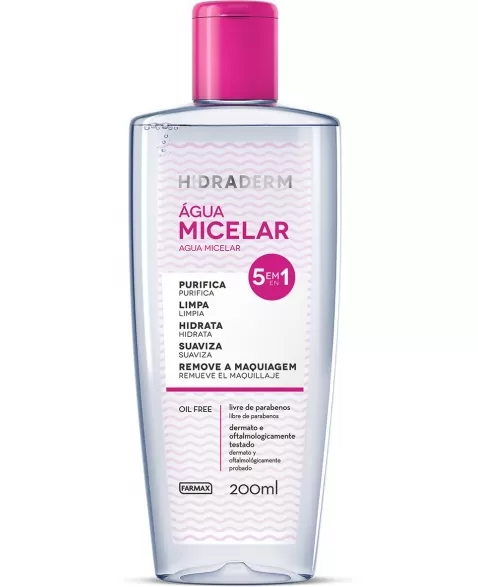 AGUA MICELAR 5EM1 HIDRADERM 200ML..