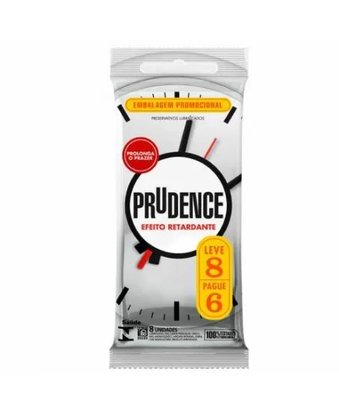 PRESERVATIVO PRUDENCE LV8 PG6 EFEITO RETARDANTE