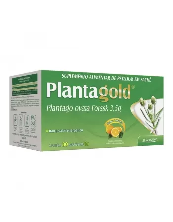 PLANTAGOLD PSYLLIUM 5G C/30 SACHES SABOR LARANJA