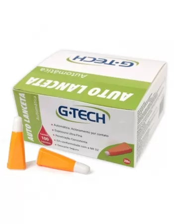 AUTO LANCETA G TECH 28G C/100UN