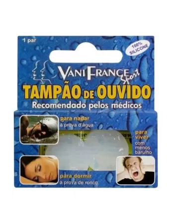 TAMPAO DE OUVIDO SILICONE VANI FRANCE