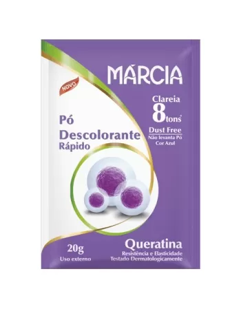 PO DESCOLORANTE QUERATINA 20G MARCIA