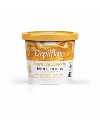 CERA DEPILATORIA MICROONDAS POTE NATURAL 100G