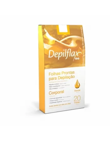 FOLHAS PRONTAS CORPORAIS NATURAL C/20UN