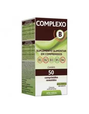 COMPLEXO B C/50 COMPR. ARTE NATIVA