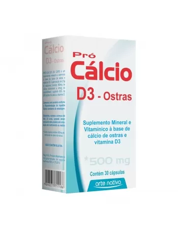 PRO CALCIO D3 500MG C/60 CAPSULAS