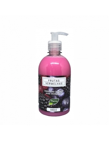 SABONETE LIQ FRUTAS VERMELHAS PUMP 500ML PHARMA