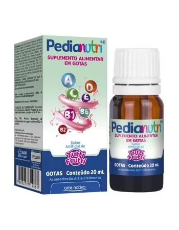 PEDIANUTRI SUPLEMENTO ALIMENTAR GOTAS 20ML TUTTI FRUTTI.