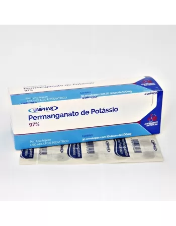 PERMANGANATO DE POTASSIO PO 100MG C/30 ENVELOPES