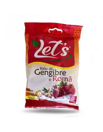 BALA DE GENGIBRE E ROMA C/30X40G LETS