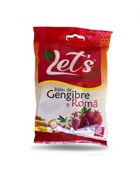 BALA DE GENGIBRE E ROMA C/30X40G LETS