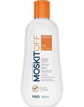 REPELENTE LOCAO ADULTO FRASCO MOSKITOFF 200ML