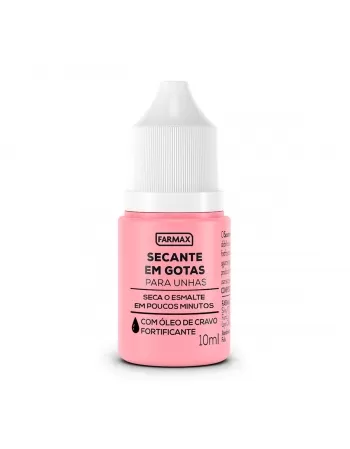 SECANTE EM GOTAS PARA UNHAS 10ML FARMAX