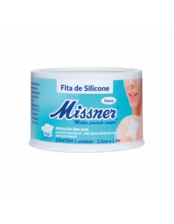FITA DE SILICONE 2,5X1,5 BCO MISSNER