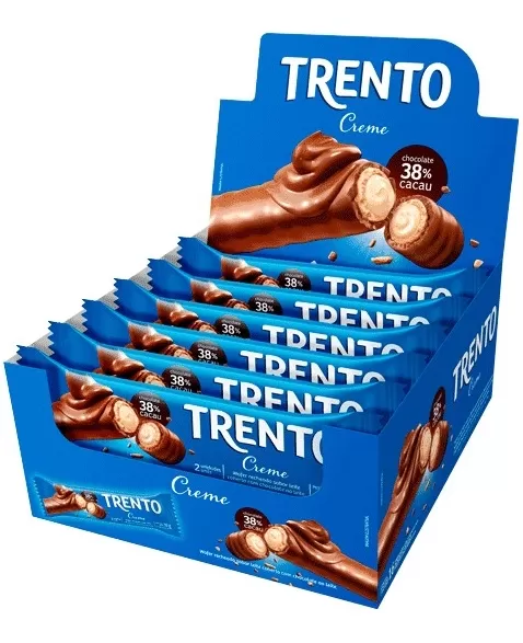 WAFER TRENTO CREME DISPLAY C/16UNX32G