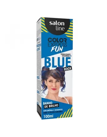 TONALIZANTE COLORIDO COLOR EXPRESS FUN BLUE ROCK SALON LINE