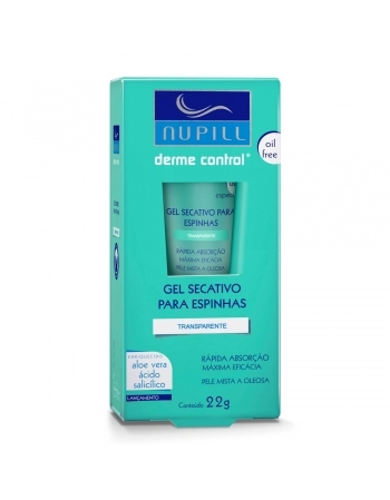 GEL SECATIVO PARA ESPINHAS DERME CONTROL 22G NUPILL