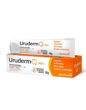 POMADA DERMATOLOGICA URUDERM QALIV (URUCUM) 30G UBERPHARMA