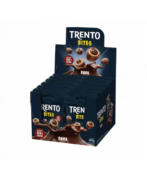 WAFER TRENTO BITES DARK DISPLAY C/12UNX40G