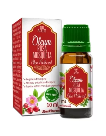 OLEO DE ROSA MOSQUETA NATURAL 10ML UBERPHARMA