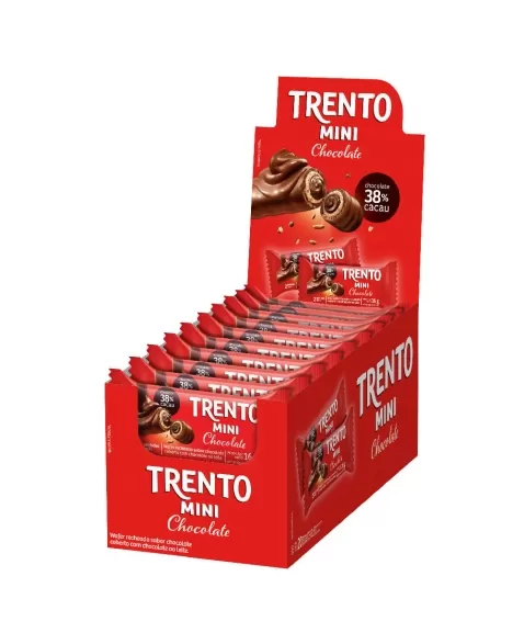 WAFER TRENTO MINI CHOCOLATE DISPLAY C/16UNX16G