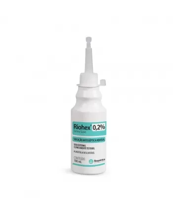 RIOHEX CLOREXIDINA 0,2% DERMO SUAVE 100ML ALMOTOLIA