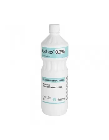 RIOHEX CLOREXIDINA 0,2% DERMO SUAVE 1 LITRO