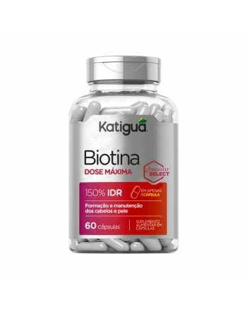 BIOTINA DOSE MAXIMA C/60 CAPS KATIGUA