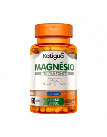 MAGNESIO TRIPLA FONTE 500MG C/60 CAPS KATIGUA