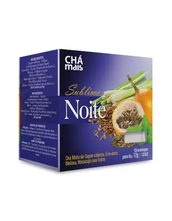 CHA C/10 SACHES SUBLIME NOITE 12G