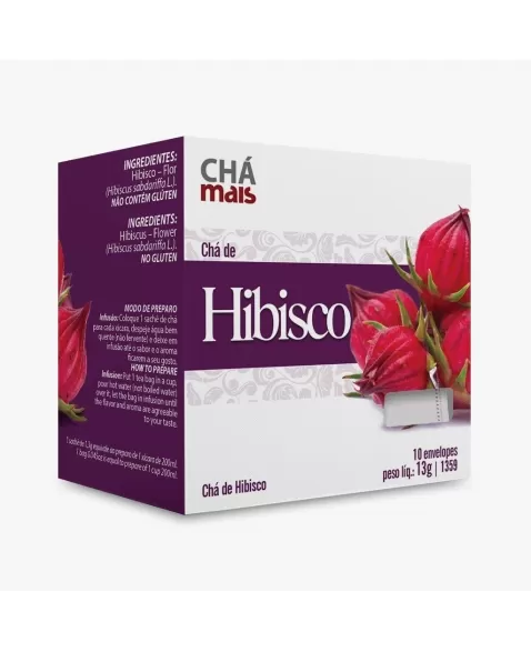 CHA C/10 SACHES HIBISCO 13G