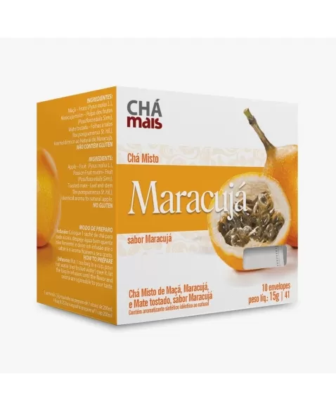 CHA C/10 SACHES MARACUJA 15G