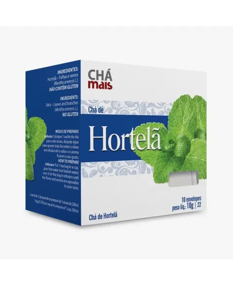 CHA C/10 SACHES HORTELA 10G