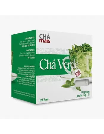 CHA C/10 SACHES CHA VERDE 13G