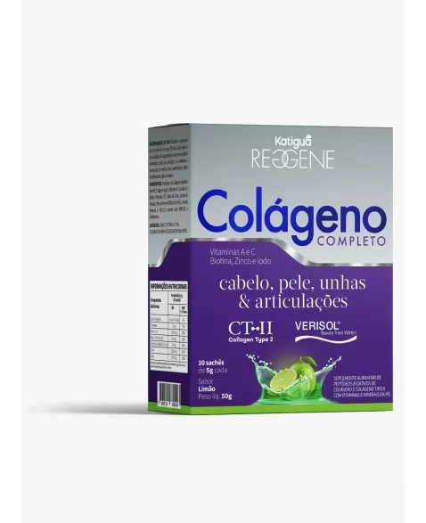 COLAGENO COMPLETO VERISOL/TIPO II LIMAO SACHE 10X5G