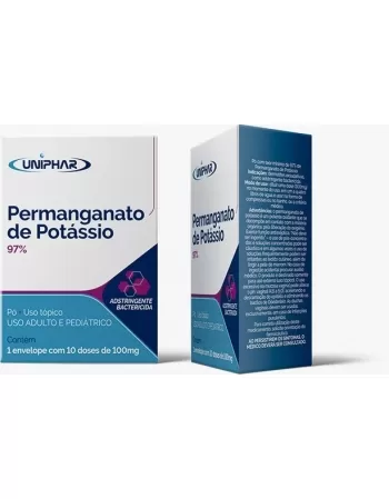 PERMANGANATO DE POTASSIO PO 100MG C/1 ENVELOPE