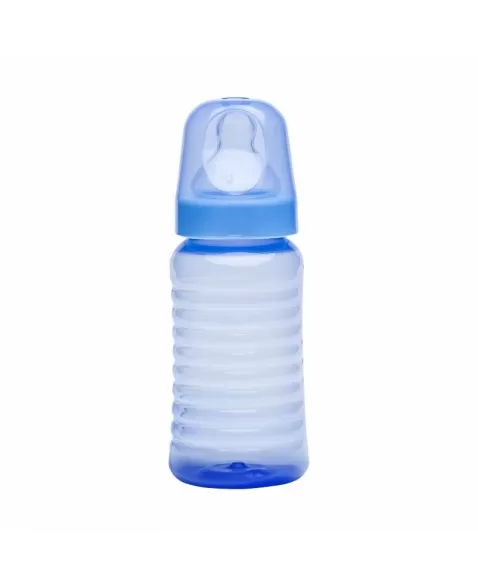 MAMADEIRA BICO SILICONE ORTODONTICO 340ML R10068/01 AZUL