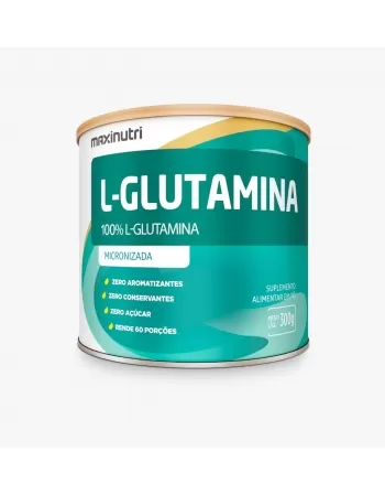 L-GLUTAMINA 300G 100% PURA MAXINUTRI