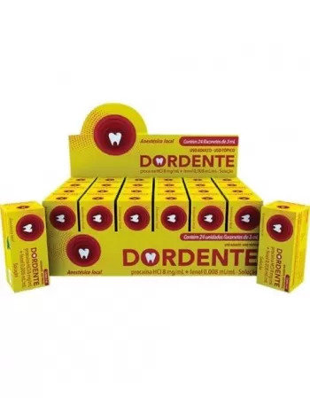 DORDENTE (ANESTESICO LOCAL) DISPLAY C/24X3ML FLACONETES