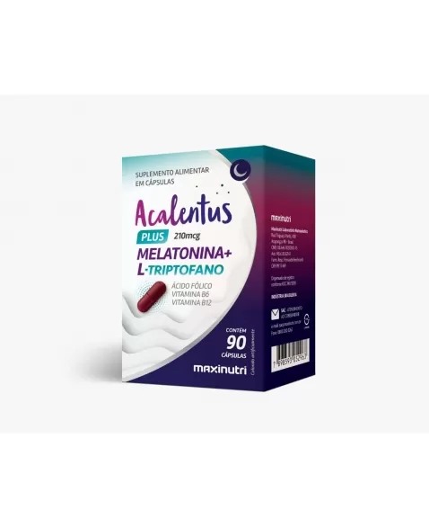 ACALENTUS PLUS MELATONINA+TRIPTOFANO C/90 CAPS