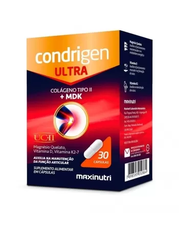 CONDRIGEN ULTRA (COLAGENO TIPO II+ MDK) C/30 CAPS