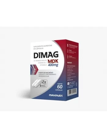 DIMAG MDK (DI-MAGNESIO MALATO + MDK) 400MG C/60 CAPS