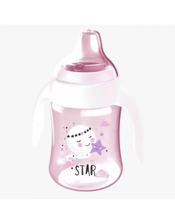 COPO STAR BICO SIL 250ML ROSA R7197/00